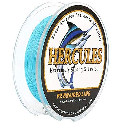 HERCULES Super Cast 100-2000m 109-2187 Yards 6-100lbs Test Ligne de pêche tressée pour Eau salée PE Tresse Lignes de Poisson Superline 4 brins - Publicité HERCULES Super Cast 100-2000m 109-2187 Yards 6-100lbs Test Ligne de pêche tressée pour Eau salée PE Tresse Lignes de Poisson Superline 4 brins - Publicité