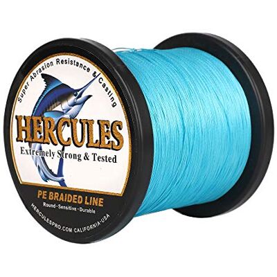 HERCULES Super Cast 10-300lbs Ligne de pêche tressée 100-2000m 109-2187yds Test pour Les Lignes de Poisson Tresse PE d'eau salée Superline 8 brins - Publicité HERCULES Super Cast 10-300lbs Ligne de pêche tressée 100-2000m 109-2187yds Test pour Les Lignes de Poisson Tresse PE d'eau salée Superline 8 brins - Publicité
