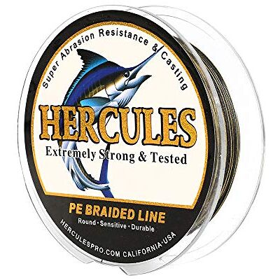 HERCULES Super Cast 10-300lbs Ligne de pêche tressée 100-2000m 109-2187yds Test pour Les Lignes de Poisson Tresse PE d'eau salée Superline 8 brins - Publicité HERCULES Super Cast 10-300lbs Ligne de pêche tressée 100-2000m 109-2187yds Test pour Les Lignes de Poisson Tresse PE d'eau salée Superline 8 brins - Publicité