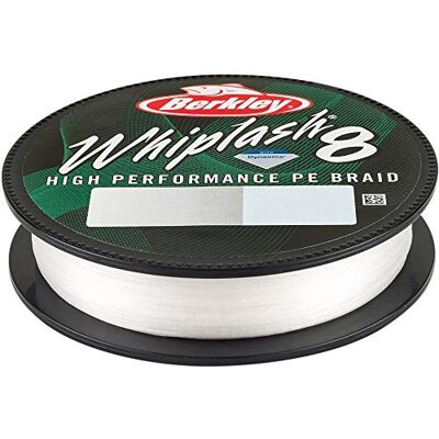 Berkley Whiplash, Fil de Pêche, Tresse 8 Brins Construite en 100% Dyneema, pour la Pêche en Mer et la Pêche en Eau Douce, Carnassier, Daiwa J-Braid - Publicité Berkley Whiplash, Fil de Pêche, Tresse 8 Brins Construite en 100% Dyneema, pour la Pêche en Mer et la Pêche en Eau Douce, Carnassier, Daiwa J-Braid - Publicité