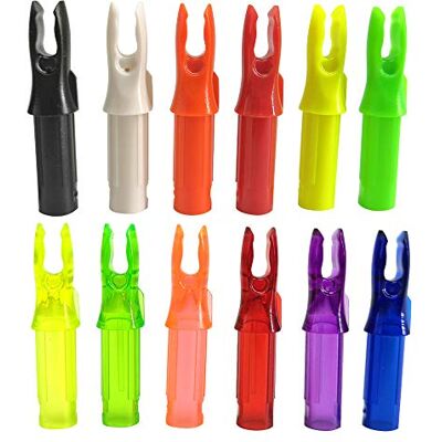 MILAEM 50pcs tir à l'arc Encoches de Flèche insérer flèche nocks en Plastique flèche queues pour ID 6.2mm flèche Arbre (Vert) - Publicité MILAEM 50pcs tir à l'arc Encoches de Flèche insérer flèche nocks en Plastique flèche queues pour ID 6.2mm flèche Arbre (Vert) - Publicité