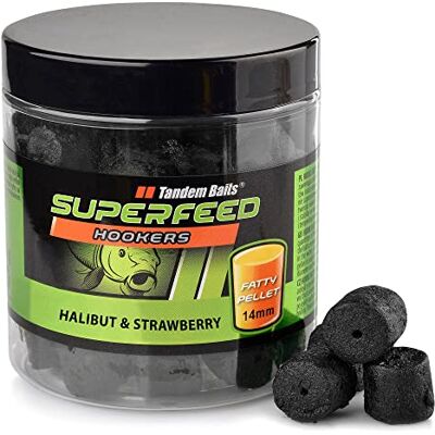 Tandem Baits SuperFeed Hook Fatty Pellet Halibut et Fraise Matériel de Pêche Carpe 14mm 150g - Publicité Tandem Baits SuperFeed Hook Fatty Pellet Halibut et Fraise Matériel de Pêche Carpe 14mm 150g - Publicité