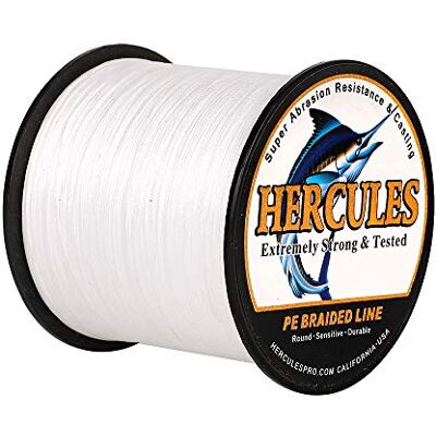 HERCULES Super Cast 100-2000m 109-2187 Yards 6-100lbs Test Ligne de pêche tressée pour Eau salée PE Tresse Lignes de Poisson Superline 4 brins - Publicité HERCULES Super Cast 100-2000m 109-2187 Yards 6-100lbs Test Ligne de pêche tressée pour Eau salée PE Tresse Lignes de Poisson Superline 4 brins - Publicité