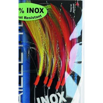 RAGOT Mitraillette Original INOX H.No.5/0 D.0.8mm Red Bright + Yellow RG4418040 - Publicité RAGOT Mitraillette Original INOX H.No.5/0 D.0.8mm Red Bright + Yellow RG4418040 - Publicité