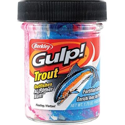 Berkley Powerbait Gulp Dough Pâte appât American Pie Twin Pack 50 g - Publicité Berkley Powerbait Gulp Dough Pâte appât American Pie Twin Pack 50 g - Publicité