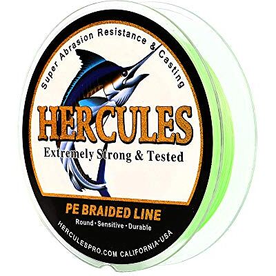 HERCULES Super Cast 10-300lbs Ligne de pêche tressée 100-2000m 109-2187yds Test pour Les Lignes de Poisson Tresse PE d'eau salée Superline 8 brins - Publicité HERCULES Super Cast 10-300lbs Ligne de pêche tressée 100-2000m 109-2187yds Test pour Les Lignes de Poisson Tresse PE d'eau salée Superline 8 brins - Publicité