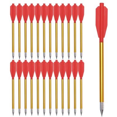 ELONG OUTDOOR Flèche Arbalète Pistolet en Aluminium pour Cible de Fleche arbalete de 50 LB / 80 LB, 6.3" Boulons d'arbalète pour Pratiquer la Cible de tir et la Chasse au Petit gibier (36pcs) - Publicité ELONG OUTDOOR Flèche Arbalète Pistolet en Aluminium pour Cible de Fleche arbalete de 50 LB / 80 LB, 6.3" Boulons d'arbalète pour Pratiquer la Cible de tir et la Chasse au Petit gibier (36pcs) - Publicité
