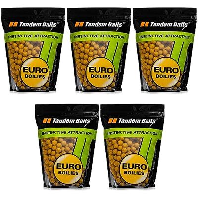 Tandem Baits Euro Boilies pour Carpes Pêche Jus D'ananas 16 mm 1 kg 5 pcs - Publicité Tandem Baits Euro Boilies pour Carpes Pêche Jus D'ananas 16 mm 1 kg 5 pcs - Publicité
