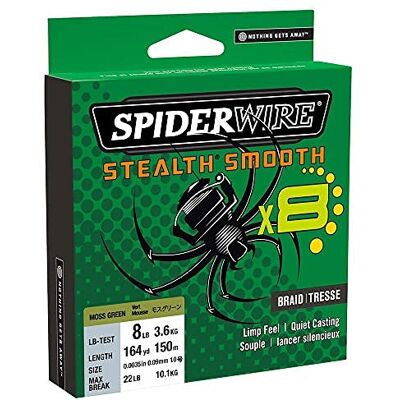 SpiderWire Stealth Smooth 8 Braid - Ligne de Pêche - Publicité SpiderWire Stealth Smooth 8 Braid - Ligne de Pêche - Publicité