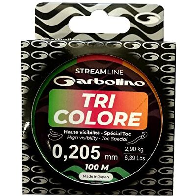 Nylon toc Streamline Garbolino tri-Colore 100 M (Ø 20.5/100) - Publicité Nylon toc Streamline Garbolino tri-Colore 100 M (Ø 20.5/100) - Publicité
