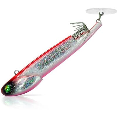 Fiiish Power Tail Squid Deep 9.2cm 50g Fresh Pink UV STH845 - Publicité Fiiish Power Tail Squid Deep 9.2cm 50g Fresh Pink UV STH845 - Publicité