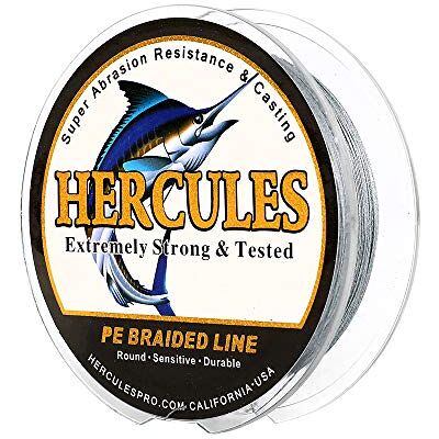 HERCULES Super Cast 10-300lbs Ligne de pêche tressée 100-2000m 109-2187yds Test pour Les Lignes de Poisson Tresse PE d'eau salée Superline 8 brins - Publicité HERCULES Super Cast 10-300lbs Ligne de pêche tressée 100-2000m 109-2187yds Test pour Les Lignes de Poisson Tresse PE d'eau salée Superline 8 brins - Publicité