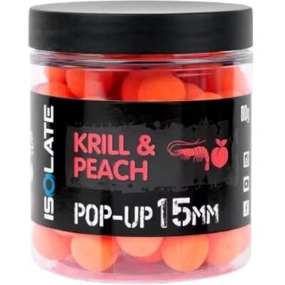 Shimano Isolate Pop-Up Krill Peach 15mm 80g Fluoro Orange - Publicité Shimano Isolate Pop-Up Krill Peach 15mm 80g Fluoro Orange - Publicité