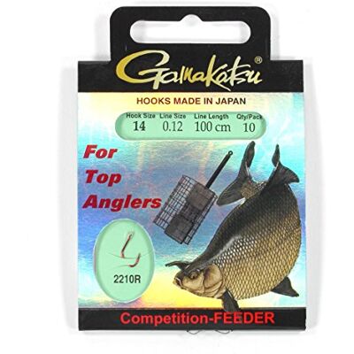 Gamakatsu gamak Daihatsu BKS de 2210R brasse Feeder 1 m Competition Taille 14 – gebu ndene Angel Crochets - Publicité Gamakatsu gamak Daihatsu BKS de 2210R brasse Feeder 1 m Competition Taille 14 – gebu ndene Angel Crochets - Publicité