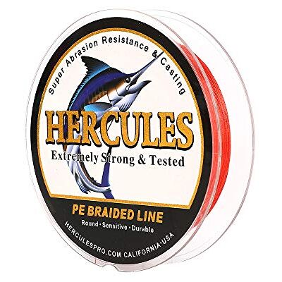 HERCULES Super Cast 10-300lbs Ligne de pêche tressée 100-2000m 109-2187yds Test pour Les Lignes de Poisson Tresse PE d'eau salée Superline 8 brins - Publicité HERCULES Super Cast 10-300lbs Ligne de pêche tressée 100-2000m 109-2187yds Test pour Les Lignes de Poisson Tresse PE d'eau salée Superline 8 brins - Publicité