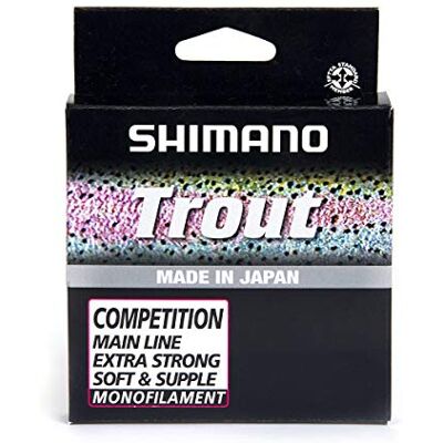 Shimano Trout Competition MONOFILAMENT 150M 0.160MM - Publicité Shimano Trout Competition MONOFILAMENT 150M 0.160MM - Publicité
