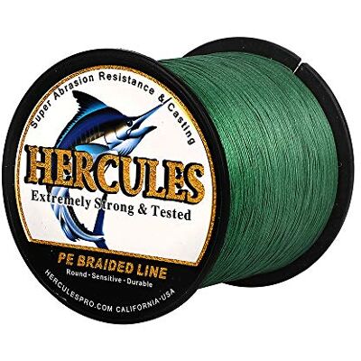 HERCULES Super Cast 10-300lbs Ligne de pêche tressée 100-2000m 109-2187yds Test pour Les Lignes de Poisson Tresse PE d'eau salée Superline 8 brins - Publicité HERCULES Super Cast 10-300lbs Ligne de pêche tressée 100-2000m 109-2187yds Test pour Les Lignes de Poisson Tresse PE d'eau salée Superline 8 brins - Publicité
