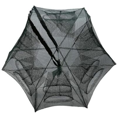 VBESTLIFE Filet de p¡§oche en Nylon de 6/12 Trous, Fonte Pliable Automatique de pi¡§¡§ge ¡§¡è Poisson de Crabe de Cage de crevette(12 Holes) Filet de p¡§oche Pliable 12 Trou, - Publicité VBESTLIFE Filet de p¡§oche en Nylon de 6/12 Trous, Fonte Pliable Automatique de pi¡§¡§ge ¡§¡è Poisson de Crabe de Cage de crevette(12 Holes) Filet de p¡§oche Pliable 12 Trou, - Publicité