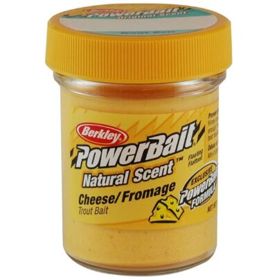 Berkley PowerBait Fromage à la Truite Parfum Naturel - Publicité Berkley PowerBait Fromage à la Truite Parfum Naturel - Publicité