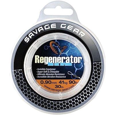 Savage Gear Regenerator Mono 30 m de Fil monofilament pour brochet, Sandre et Perche, Ligne de Bas de Ligne pour pêche prédateur, diamètre/capacité de Charge : 0,50 mm/14,5 kg - Publicité Savage Gear Regenerator Mono 30 m de Fil monofilament pour brochet, Sandre et Perche, Ligne de Bas de Ligne pour pêche prédateur, diamètre/capacité de Charge : 0,50 mm/14,5 kg - Publicité