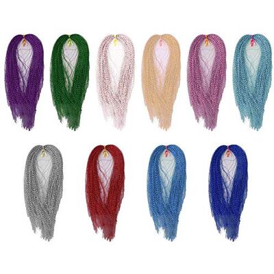 Vbestlife 1000 lignes/10 Paquets Pet Cristal Flash de Mouches rendant la Ligne de pêche Krystal leurre Fait de matériel de Liage(Couleurs Aléatoires) - Publicité Vbestlife 1000 lignes/10 Paquets Pet Cristal Flash de Mouches rendant la Ligne de pêche Krystal leurre Fait de matériel de Liage(Couleurs Aléatoires) - Publicité