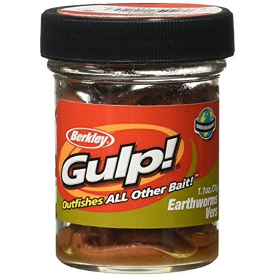 Berkley Gulp Appâts vers de terre Lot de 2 Marron Twin Pack 4 Inch - Publicité Berkley Gulp Appâts vers de terre Lot de 2 Marron Twin Pack 4 Inch - Publicité