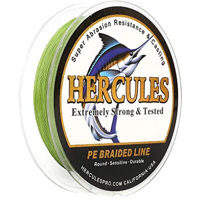 HERCULES Super Cast 100-2000m 109-2187 Yards 6-100lbs Test Ligne de pêche tressée pour Eau salée PE Tresse Lignes de Poisson Superline 4 brins - Publicité HERCULES Super Cast 100-2000m 109-2187 Yards 6-100lbs Test Ligne de pêche tressée pour Eau salée PE Tresse Lignes de Poisson Superline 4 brins - Publicité