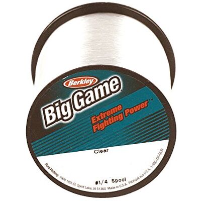 Trilene Big Game Clear Fishing Line Spool 50 lb test, 275 yds by Berkley - Publicité Trilene Big Game Clear Fishing Line Spool 50 lb test, 275 yds by Berkley - Publicité