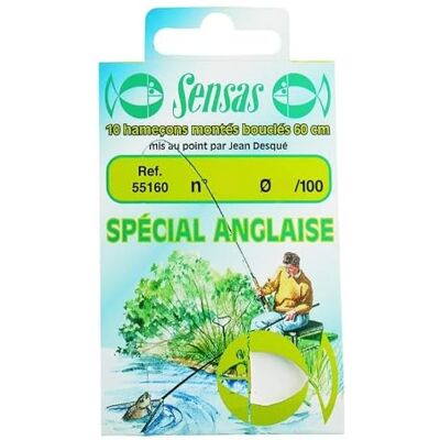 GUNKI Sensas Hamecons Montes Special Anglaise H.No.14 D.0.12mm 55165 - Publicité GUNKI Sensas Hamecons Montes Special Anglaise H.No.14 D.0.12mm 55165 - Publicité
