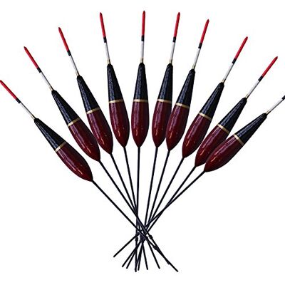 LSHEL Lot de 10 flotteurs en liège pour la pêche en Bois de balsa 2G 13,4 cm/5,3 Pouces, Accessoires de pêche - Publicité LSHEL Lot de 10 flotteurs en liège pour la pêche en Bois de balsa 2G 13,4 cm/5,3 Pouces, Accessoires de pêche - Publicité