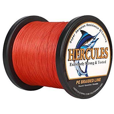 HERCULES Super Cast 100-2000m 109-2187 Yards 6-100lbs Test Ligne de pêche tressée pour Eau salée PE Tresse Lignes de Poisson Superline 4 brins - Publicité HERCULES Super Cast 100-2000m 109-2187 Yards 6-100lbs Test Ligne de pêche tressée pour Eau salée PE Tresse Lignes de Poisson Superline 4 brins - Publicité