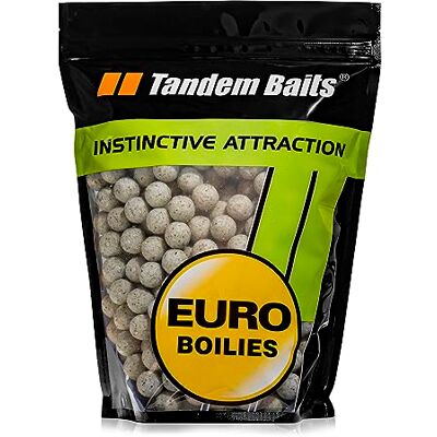 Tandem Baits Euro Boilies pour Carpes Pêche Ail 16 mm 1 kg - Publicité Tandem Baits Euro Boilies pour Carpes Pêche Ail 16 mm 1 kg - Publicité