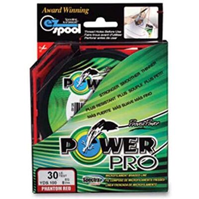 Shimano Power Pro Tresse De Peche Spectra Powerpro 135 M Modèle : Rouge 13/100 - Publicité Shimano Power Pro Tresse De Peche Spectra Powerpro 135 M Modèle : Rouge 13/100 - Publicité
