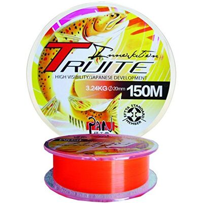 Pan Nylon Truite Innovation Haute Visibilité 150m (16/100 2.20 kg) - Publicité Pan Nylon Truite Innovation Haute Visibilité 150m (16/100 2.20 kg) - Publicité