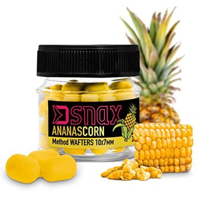 Generic SNAX Wafter Pop Up Mini bouillette de maïs et ananas 20 g 7 x 5,5 mm - Publicité Generic SNAX Wafter Pop Up Mini bouillette de maïs et ananas 20 g 7 x 5,5 mm - Publicité