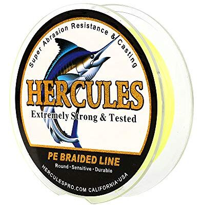 HERCULES Super Cast 10-300lbs Ligne de pêche tressée 100-2000m 109-2187yds Test pour Les Lignes de Poisson Tresse PE d'eau salée Superline 8 brins - Publicité HERCULES Super Cast 10-300lbs Ligne de pêche tressée 100-2000m 109-2187yds Test pour Les Lignes de Poisson Tresse PE d'eau salée Superline 8 brins - Publicité