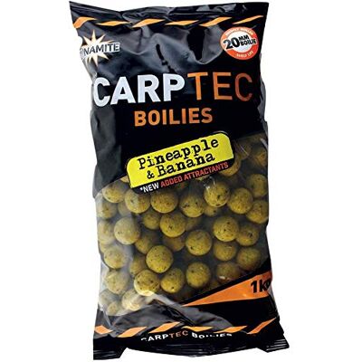 Dynamite BOUILLETTE BAITS CARPTEC 20 MM 1KG (PINEAPPL&Banana) - Publicité Dynamite BOUILLETTE BAITS CARPTEC 20 MM 1KG (PINEAPPL&Banana) - Publicité