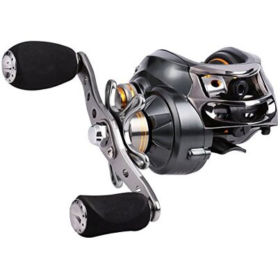 Sougayilang Baitcasting Reel, 12 Roulements en acier inoxydable, 8,2 kilogram Super Drag, magnétique, à l "écoute double freins Moulinet de pêche 11+1BB-Right Handed - Publicité Sougayilang Baitcasting Reel, 12 Roulements en acier inoxydable, 8,2 kilogram Super Drag, magnétique, à l "écoute double freins Moulinet de pêche 11+1BB-Right Handed - Publicité