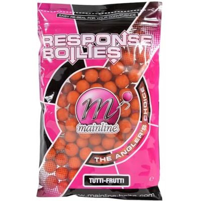 Mainline Shelf Life ready made boilies Tutti Frutti 10 mm 200 gr. Publicité Mainline Shelf Life ready made boilies Tutti Frutti 10 mm 200 gr. Publicité