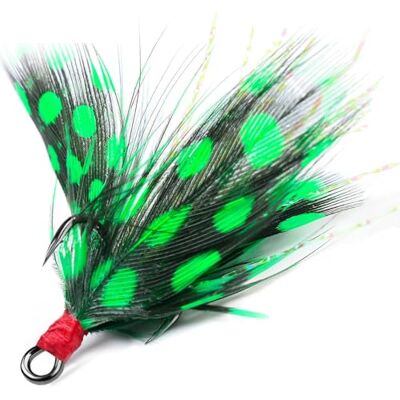 MiOYOOW Hameçons Triples de Pêche, 10 Pcs Trident Peche en Acier à Haute Teneur en Carbone à Plumes, avec Conception Barbelée pour Eau Douce et Eau Salée - Publicité MiOYOOW Hameçons Triples de Pêche, 10 Pcs Trident Peche en Acier à Haute Teneur en Carbone à Plumes, avec Conception Barbelée pour Eau Douce et Eau Salée - Publicité
