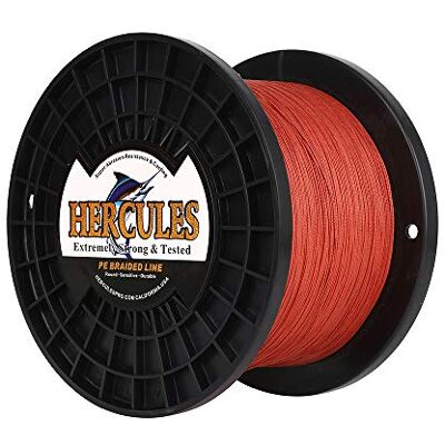 HERCULES Super Cast 10-300lbs Ligne de pêche tressée 100-2000m 109-2187yds Test pour Les Lignes de Poisson Tresse PE d'eau salée Superline 8 brins - Publicité HERCULES Super Cast 10-300lbs Ligne de pêche tressée 100-2000m 109-2187yds Test pour Les Lignes de Poisson Tresse PE d'eau salée Superline 8 brins - Publicité