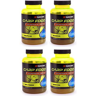 Tandem Baits Lot de 4 Carp Food Attractive Activator Flavour Mix Fruit Master Appâts pour la pêche de la Carpe sans Effort Appâts pour la pêche des Gros Poissons Accessoires pour carpes 00 ML - Publicité Tandem Baits Lot de 4 Carp Food Attractive Activator Flavour Mix Fruit Master Appâts pour la pêche de la Carpe sans Effort Appâts pour la pêche des Gros Poissons Accessoires pour carpes 00 ML - Publicité