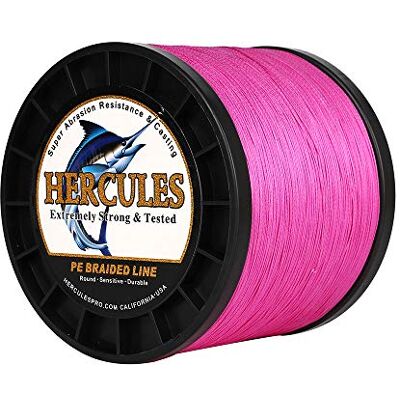 HERCULES Super Cast 10-300lbs Ligne de pêche tressée 100-2000m 109-2187yds Test pour Les Lignes de Poisson Tresse PE d'eau salée Superline 8 brins - Publicité HERCULES Super Cast 10-300lbs Ligne de pêche tressée 100-2000m 109-2187yds Test pour Les Lignes de Poisson Tresse PE d'eau salée Superline 8 brins - Publicité