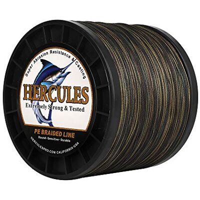 HERCULES Super Cast 10-300lbs Ligne de pêche tressée 100-2000m 109-2187yds Test pour Les Lignes de Poisson Tresse PE d'eau salée Superline 8 brins - Publicité HERCULES Super Cast 10-300lbs Ligne de pêche tressée 100-2000m 109-2187yds Test pour Les Lignes de Poisson Tresse PE d'eau salée Superline 8 brins - Publicité