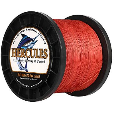 HERCULES Super Cast 10-300lbs Ligne de pêche tressée 100-2000m 109-2187yds Test pour Les Lignes de Poisson Tresse PE d'eau salée Superline 8 brins - Publicité HERCULES Super Cast 10-300lbs Ligne de pêche tressée 100-2000m 109-2187yds Test pour Les Lignes de Poisson Tresse PE d'eau salée Superline 8 brins - Publicité