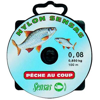 NYLON SPECIAL PECHE AU COUP 100M D.0,10 SENSAS - Publicité NYLON SPECIAL PECHE AU COUP 100M D.0,10 SENSAS - Publicité