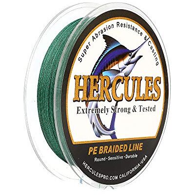 HERCULES Super Cast 100-2000m 109-2187 Yards 6-100lbs Test Ligne de pêche tressée pour Eau salée PE Tresse Lignes de Poisson Superline 4 brins - Publicité HERCULES Super Cast 100-2000m 109-2187 Yards 6-100lbs Test Ligne de pêche tressée pour Eau salée PE Tresse Lignes de Poisson Superline 4 brins - Publicité