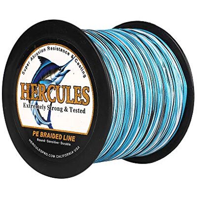 HERCULES Super Cast 10-300lbs Ligne de pêche tressée 100-2000m 109-2187yds Test pour Les Lignes de Poisson Tresse PE d'eau salée Superline 8 brins - Publicité HERCULES Super Cast 10-300lbs Ligne de pêche tressée 100-2000m 109-2187yds Test pour Les Lignes de Poisson Tresse PE d'eau salée Superline 8 brins - Publicité