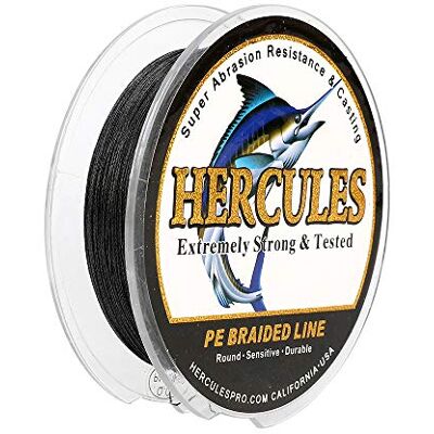 HERCULES Super Cast 100-2000m 109-2187 Yards 6-100lbs Test Ligne de pêche tressée pour Eau salée PE Tresse Lignes de Poisson Superline 4 brins - Publicité HERCULES Super Cast 100-2000m 109-2187 Yards 6-100lbs Test Ligne de pêche tressée pour Eau salée PE Tresse Lignes de Poisson Superline 4 brins - Publicité