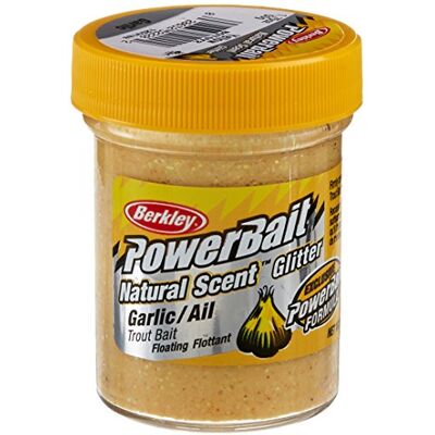 Berkley PowerBait FW Natural Garlic Scent Glitter Trout Fishing Bait (Yellow) - Publicité Berkley PowerBait FW Natural Garlic Scent Glitter Trout Fishing Bait (Yellow) - Publicité